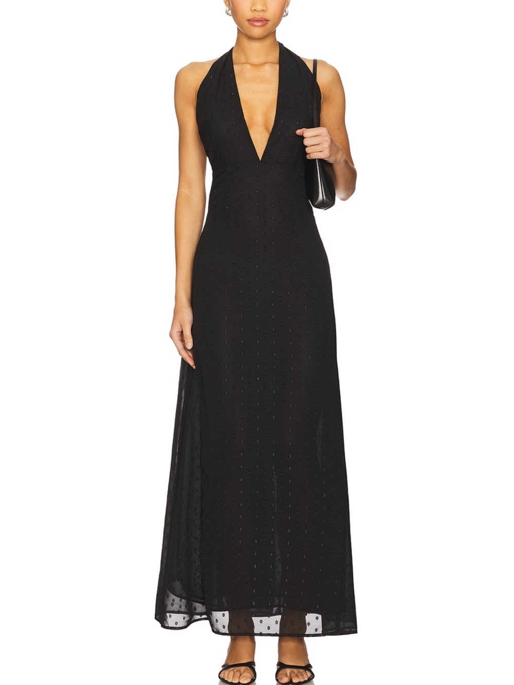 Odenah Clip Dot Dress by AFRM